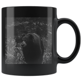 “NICK WILLIAMS: Black Bear” - 11oz Black Coffee Mug