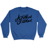 "ANOTHER OCTOBER: Curly Design"  Unisex Crewneck Sweatshirt (Multiple Colors Available)