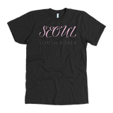 "KOREAN: Pink Seoul" American Apparel T-Shirt (Multiple Colors Available)