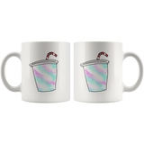 "90's COLLECTION: Funky Cup" 11oz Coffee Mug (White)