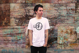 "ANOTHER OCTOBER: Script" American Apparel T-Shirt (Pink)