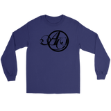 "ANOTHER OCTOBER: Script" Gildan Long Sleeve Shirt (Purple)