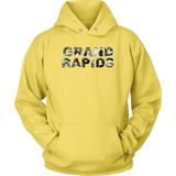 "AO APPAREL: Grand Rapids Skyline" Unisex Hoodie (Multiple Colors Available)