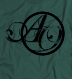 "ANOTHER OCTOBER: Script" American Apparel T-Shirt (Green)