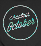 "ANOTHER OCTOBER: Floral & Fading" Unisex Crewneck Sweatshirt (Black)