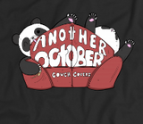 "ANOTHER OCTOBER: Panda-monium Design" American Apparel T-Shirt (Black)