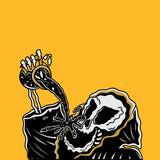 "AO APPAREL: Coffee To The Coffin" Gildan Long Sleeve T-Shirt (Multiple Colors Available)