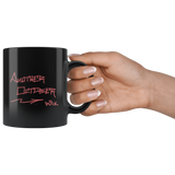 “DVCK: Another October Pink Graffiti” - 11oz Black Coffee Mug
