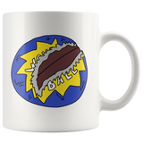"90's COLLECTION: Mystery Ball" 11oz Coffee Mug (White)