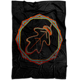 "AO APPAREL: Iridescent OakCorn" Fleece Blanket (Small, Medium, and Large Sizes Available)