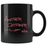 “DVCK: Another October Pink Graffiti” - 11oz Black Coffee Mug
