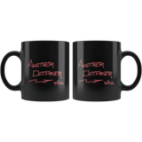 “DVCK: Another October Pink Graffiti” - 11oz Black Coffee Mug