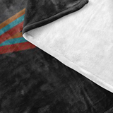 "AO APPAREL: Iridescent OakCorn" Fleece Blanket (Small, Medium, and Large Sizes Available)