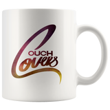 "COUCH COVERS: Intergalactic Colorway" 11oz Coffee Mug (White)