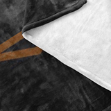 "AO APPAREL: Gold OakCorn" Fleece Blanket (Small, Medium, and Large Sizes Available)