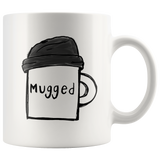 "AO APPAREL: Mugged" 11oz Coffee Mug (White)