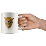 "LYD M. DOLORES: Doggy Smiles" - 11oz White Coffee Mug