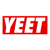 "AO APPAREL: Yeet Red Box" American Apparel T-Shirt (White)