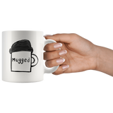 "AO APPAREL: Mugged" 11oz Coffee Mug (White)