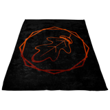 "AO APPAREL: Crimson OakCorn" Fleece Blanket (Small, Medium, and Large Sizes Available)