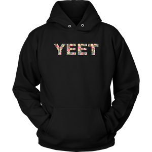 "AO APPAREL: Yeet Floral" Unisex Hoodie (Multiple Colors Available)