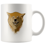 "LYD M. DOLORES: Doggy Smiles" - 11oz White Coffee Mug