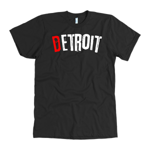 "AO APPAREL: Detroit" American Apparel T-Shirt (Black)
