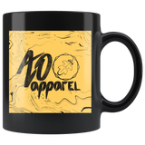 "AO APPAREL: Radical OakCorn" 11oz Coffee Mug (Black)