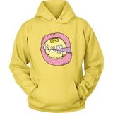 "90's COLLECTION: Bum Gum!" Unisex Hoodie (Yellow)