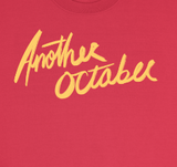 "ANOTHER OCTOBER: Aloha Scratch" Unisex Crewneck Sweatshirt (Red)