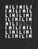 "COUCH COVERS: Many MiLi" American Apparel T-Shirt (Black)