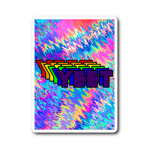 "AO APPAREL: Yeet Rainbows" Vinyl Sticker