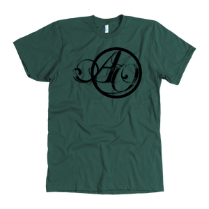 "ANOTHER OCTOBER: Script" American Apparel T-Shirt (Green)