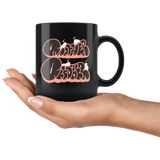 “DVCK: Another October Black Bubbles” - 11oz Black Coffee Mug
