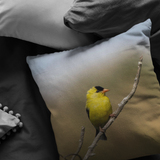 “NICK WILLIAMS: Gold Finch” Pillow