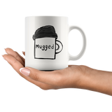 "AO APPAREL: Mugged" 11oz Coffee Mug (White)