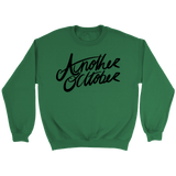 "ANOTHER OCTOBER: Curly Design"  Unisex Crewneck Sweatshirt (Multiple Colors Available)