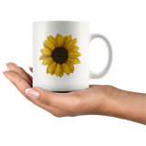 “LYD M. DOLORES: Sun Lover" 11oz Coffee Mug (White)