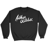 "ANOTHER OCTOBER: Scratch Design" Black Unisex Crewneck Sweatshirt