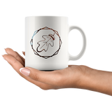 "AO APPAREL: Beach OakCorn" 11oz White Coffee Mug